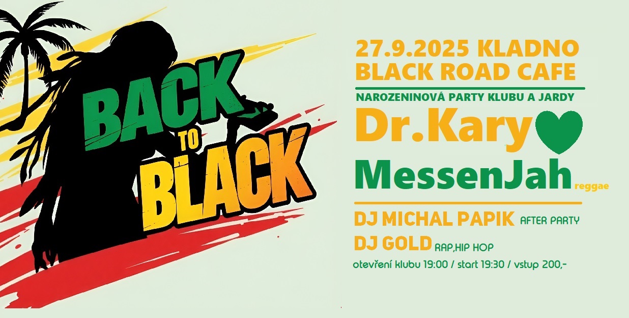 BACK TO BLACK - oslava narozenin klubu a Jardy 
