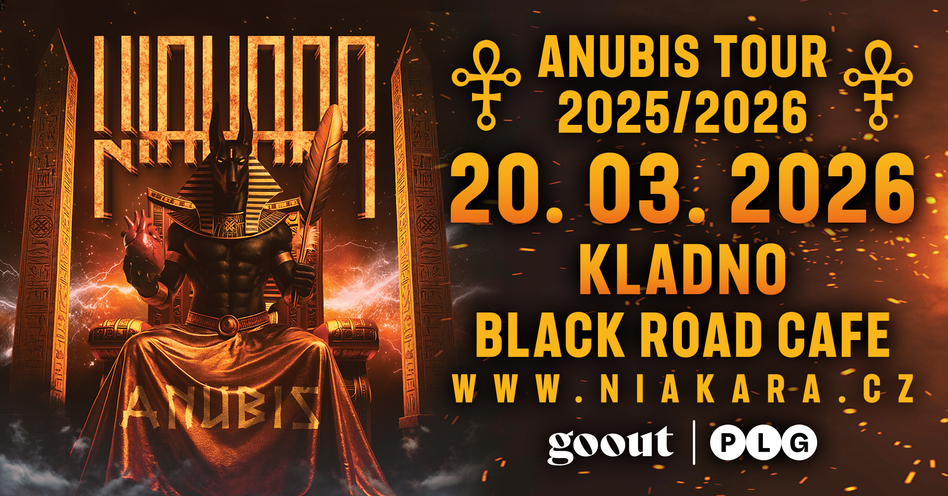 Anubis Tour 2025/2026 - Kladno / Black Road Cafe